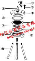 美國(guó)Millipore 90mm 142mm不銹鋼換膜過(guò)濾器